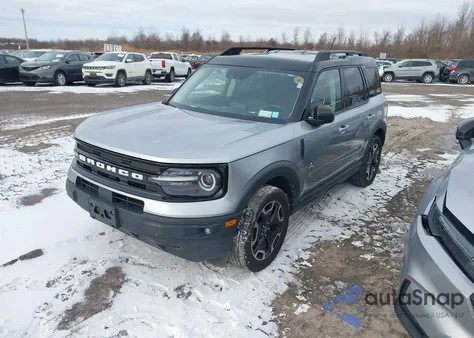 2021 Ford Bronco Sport Outer Banks из США, поврежденный, VIN 3FMCR9C68MRA29108